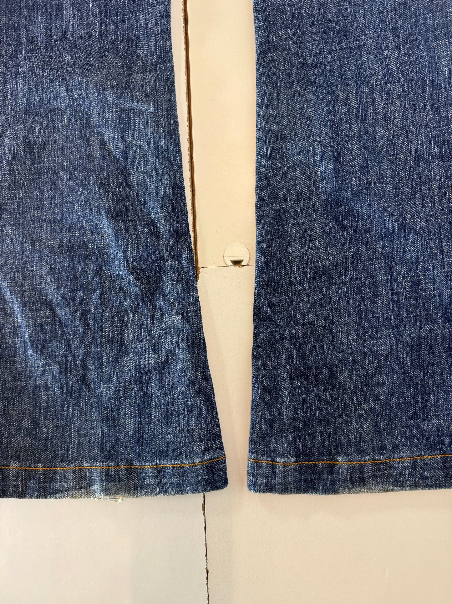 Lågmidjade jeans–stl: S