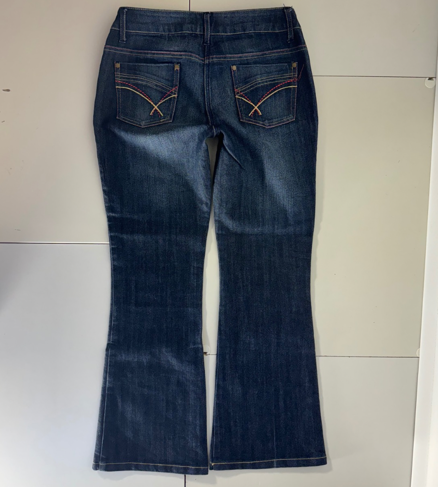 Lågmidjade jeans–stl: XS/S