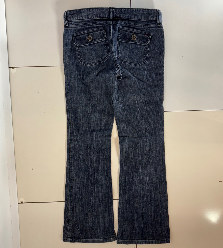 Lågmidjade jeans–stl: S