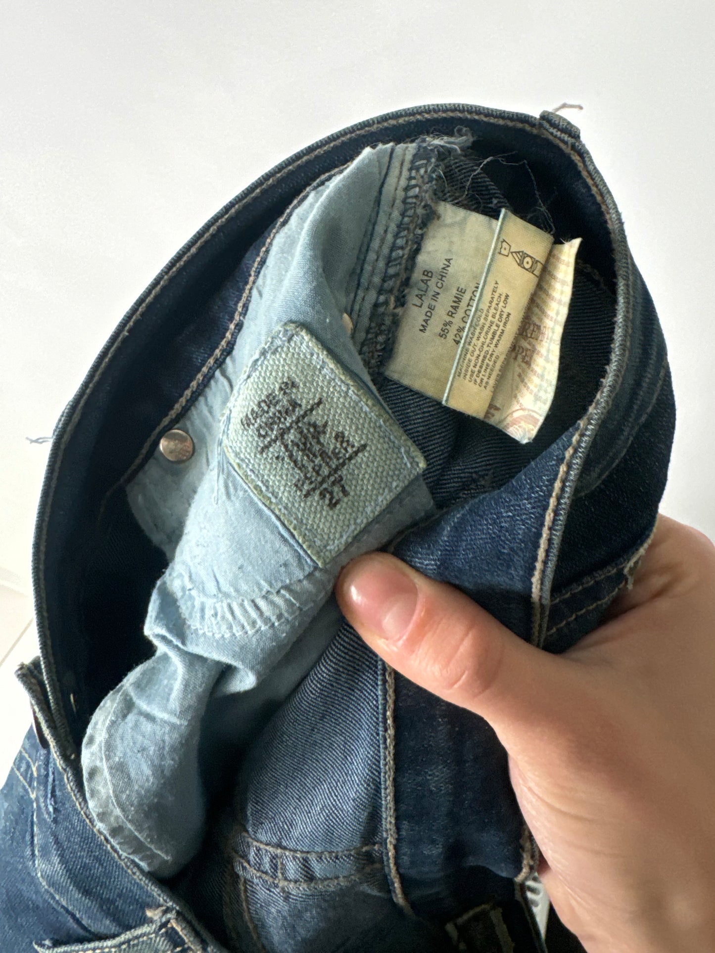 Lavtaljede jeans str: S