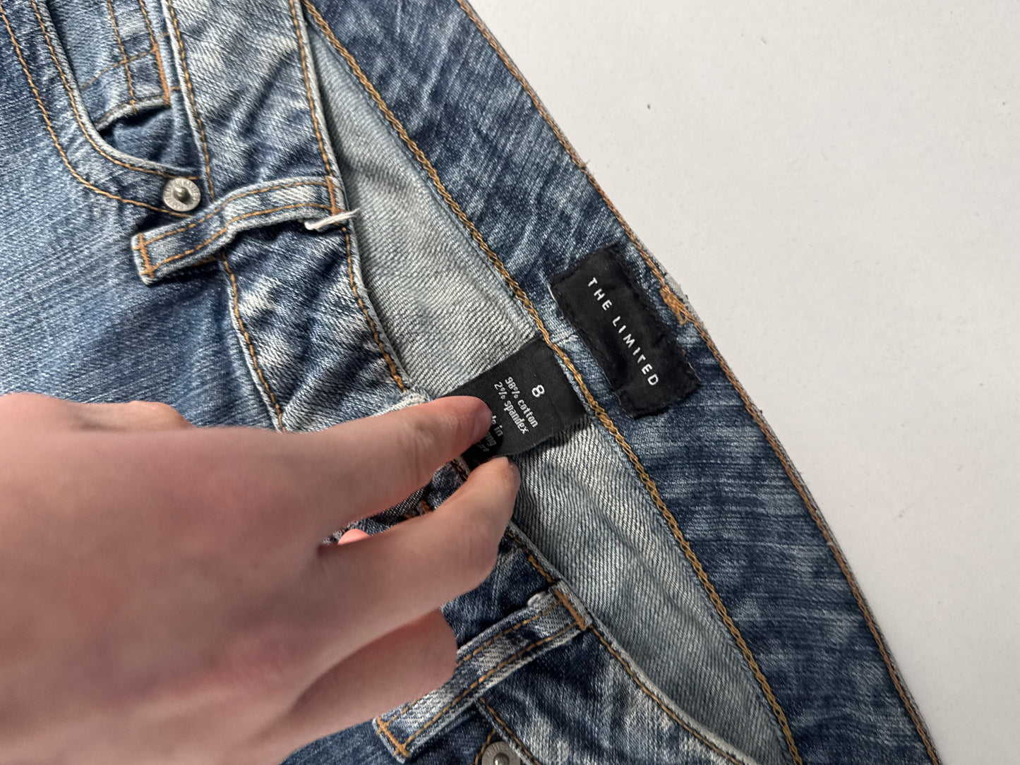 Lågmidjade jeans stl: S