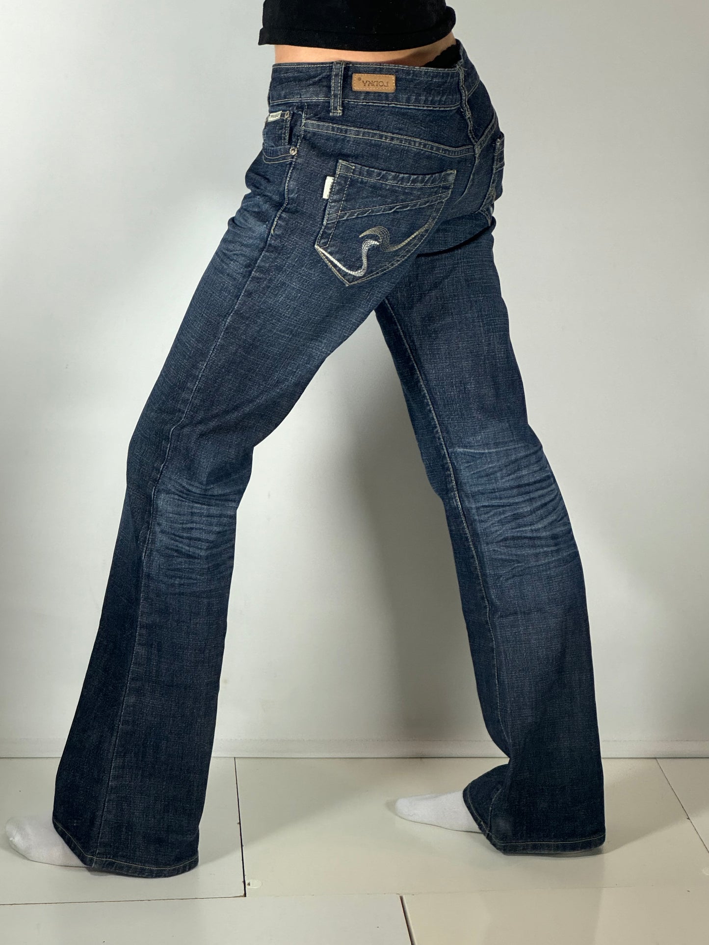 Lågmidjade jeans stl: S