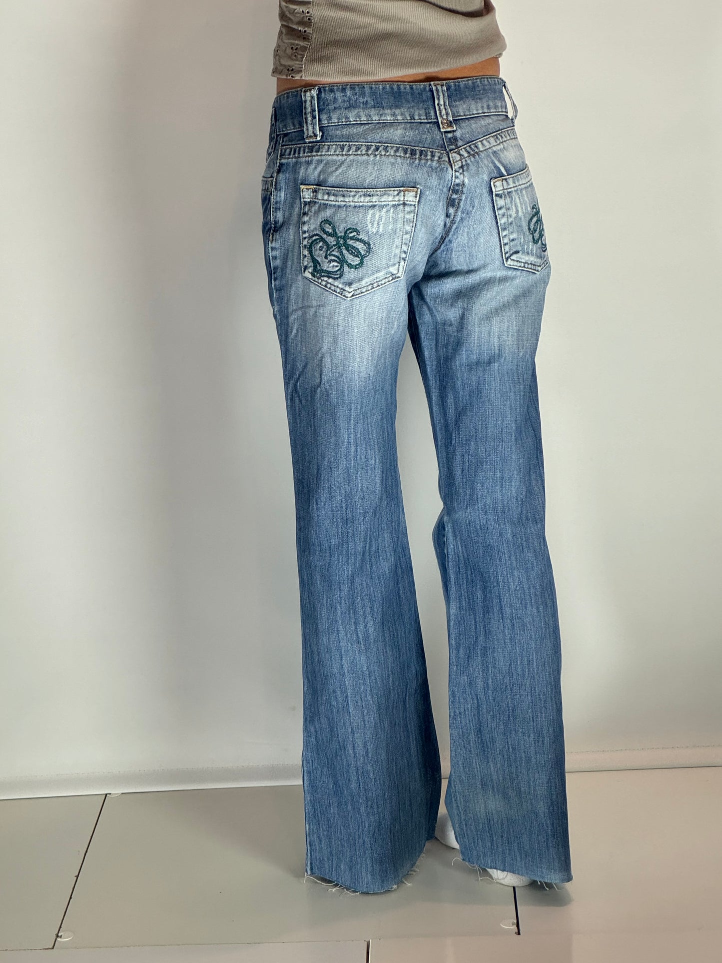 Lågmidjade jeans stl: S