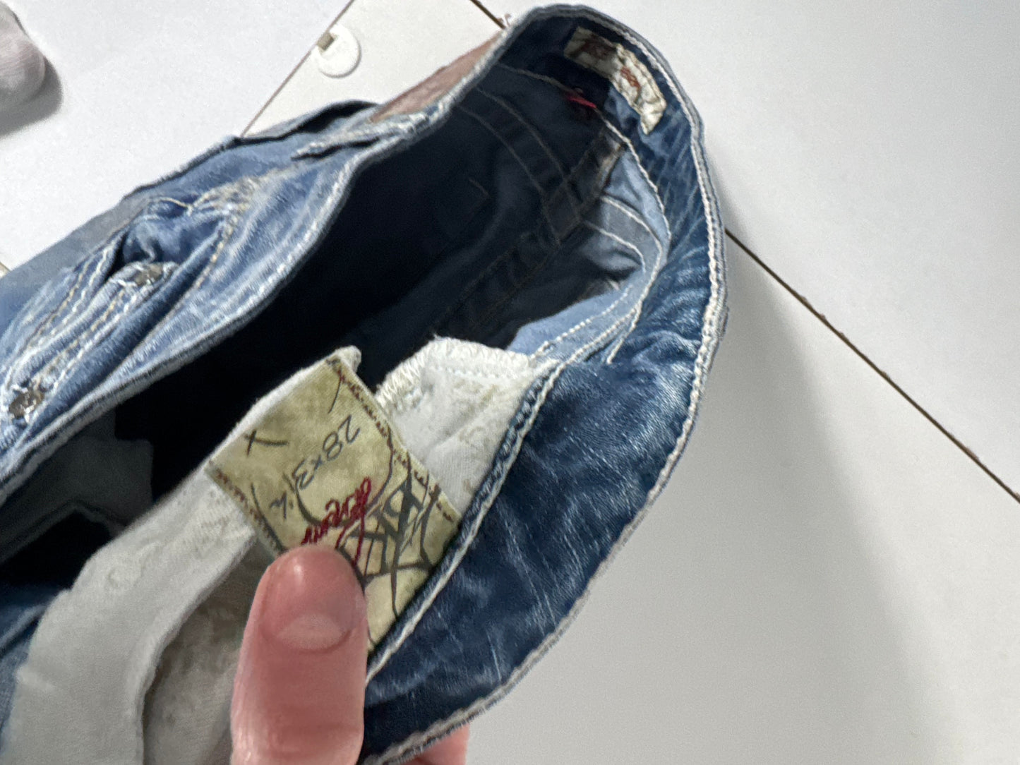 Lågmidjade jeans stl: S