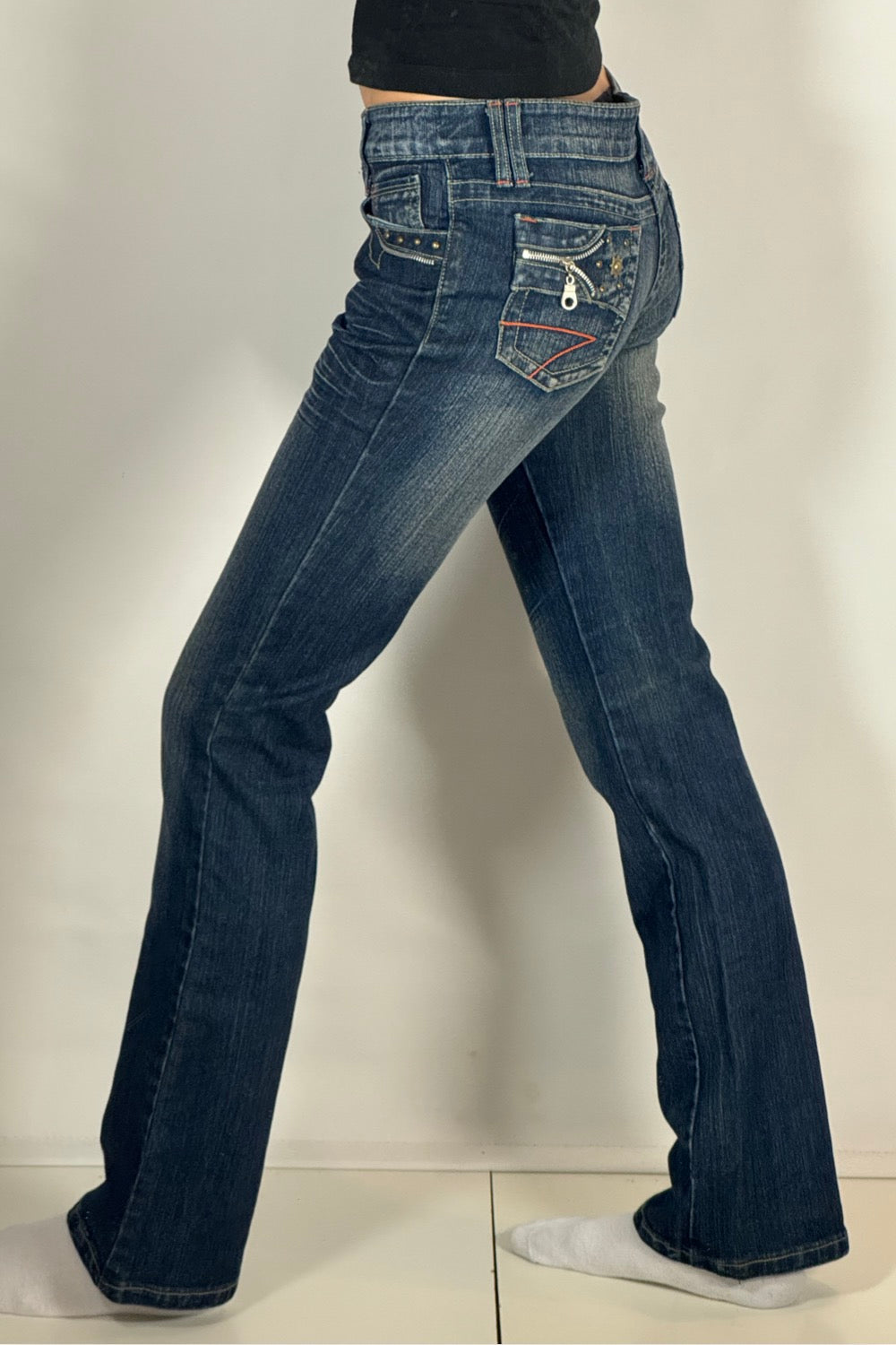Lågmidjade jeans stl: XS
