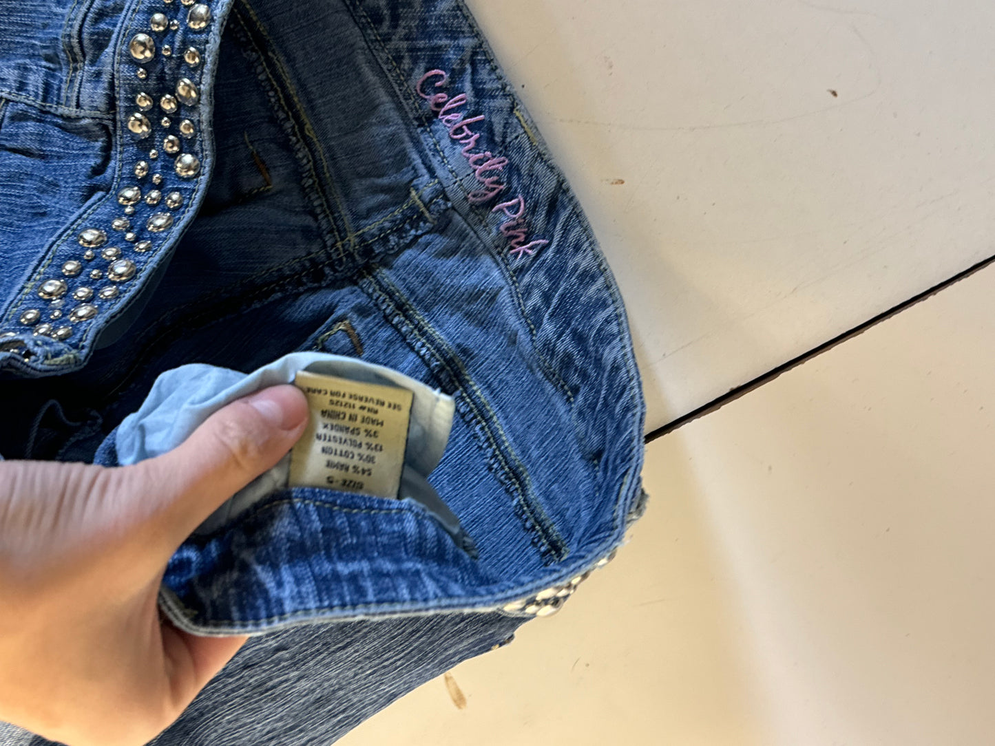 Lavlivede jeans str: XS