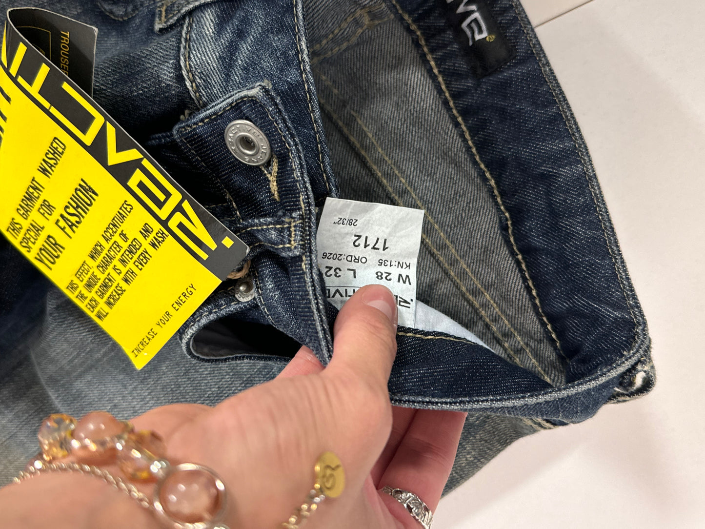 Lågmidjade jeans stl: XXS (W28/L32)