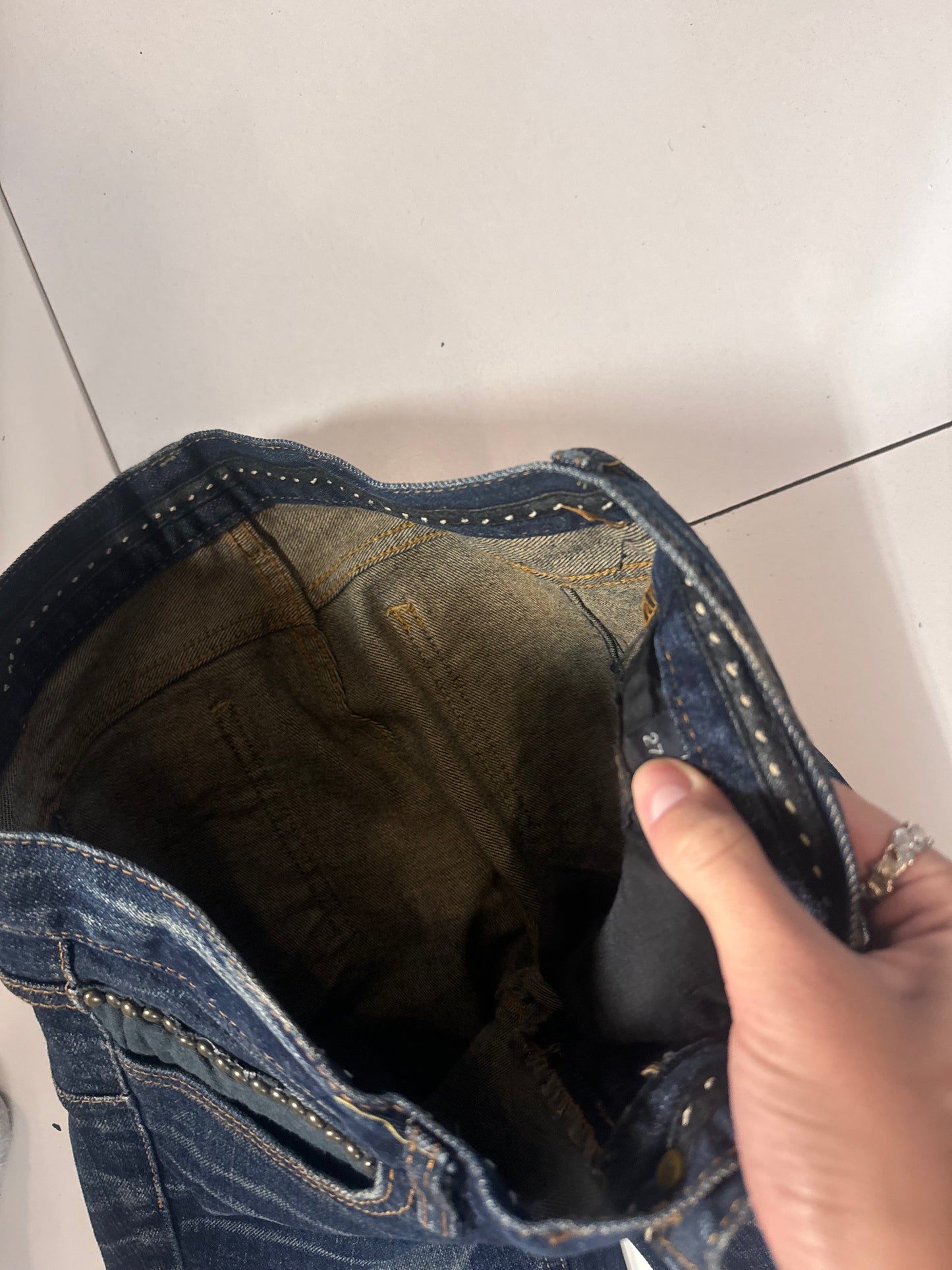 Lågmidjade jeans stl: XS