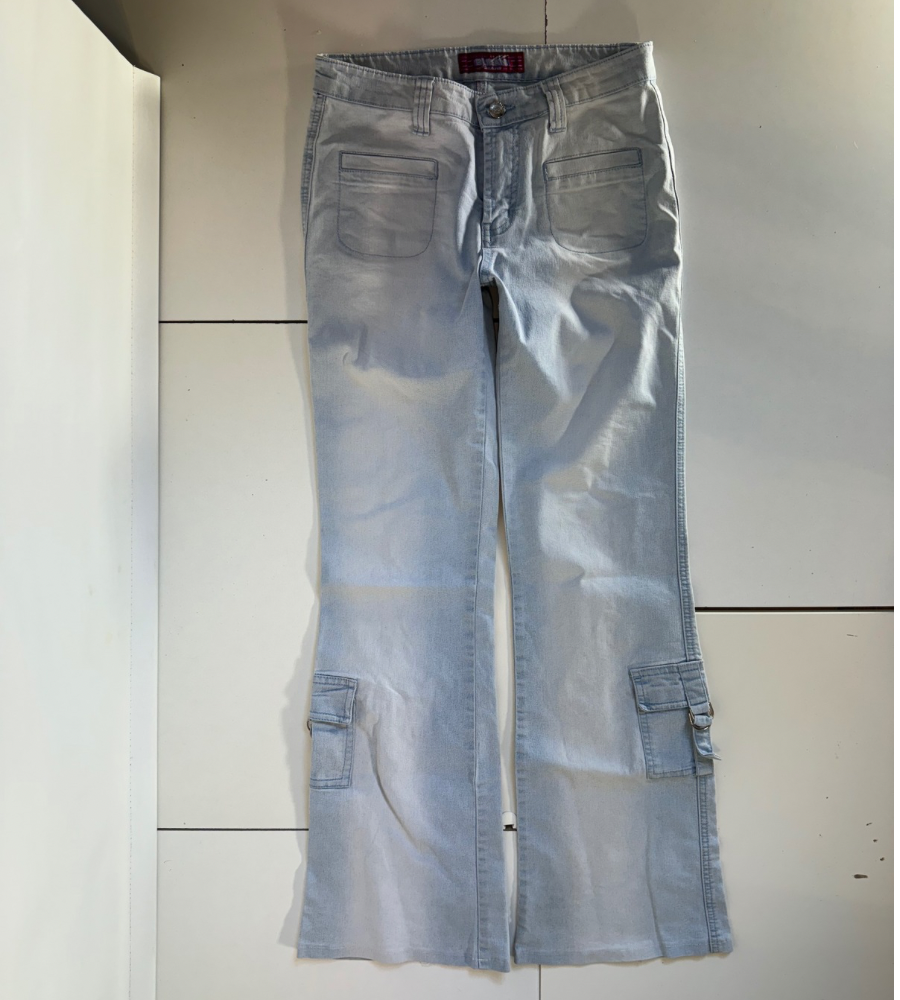 Lågmidjade jeans–stl: XS