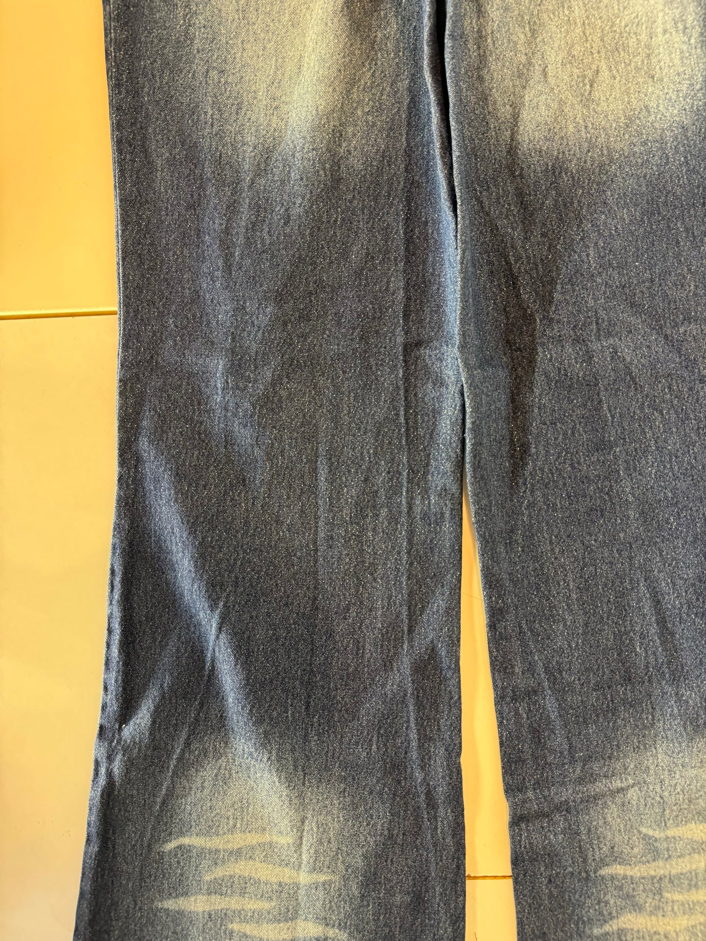 Utsvängda jeans–stl: XS