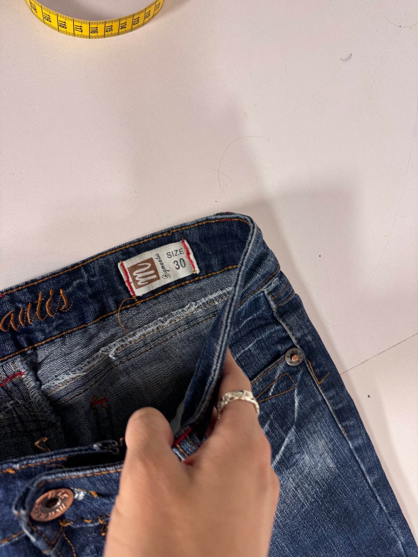 Lågmidjade jeans stl: XS/S