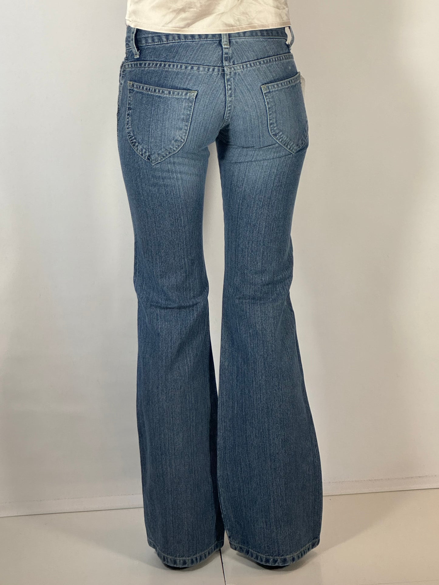 Lågmidjade jeans stl: XXXS (W27/L34)