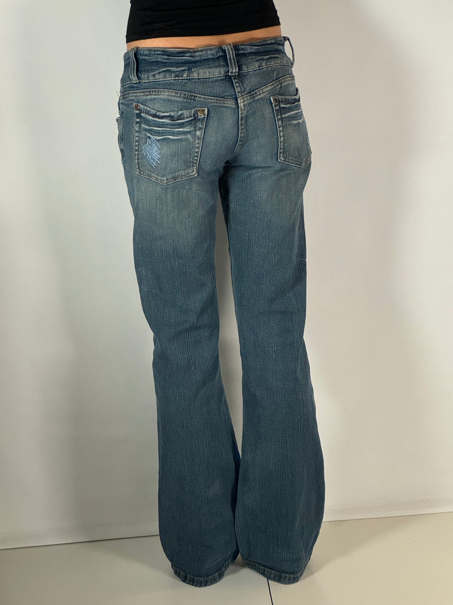 Lågmidjade jeans stl: S