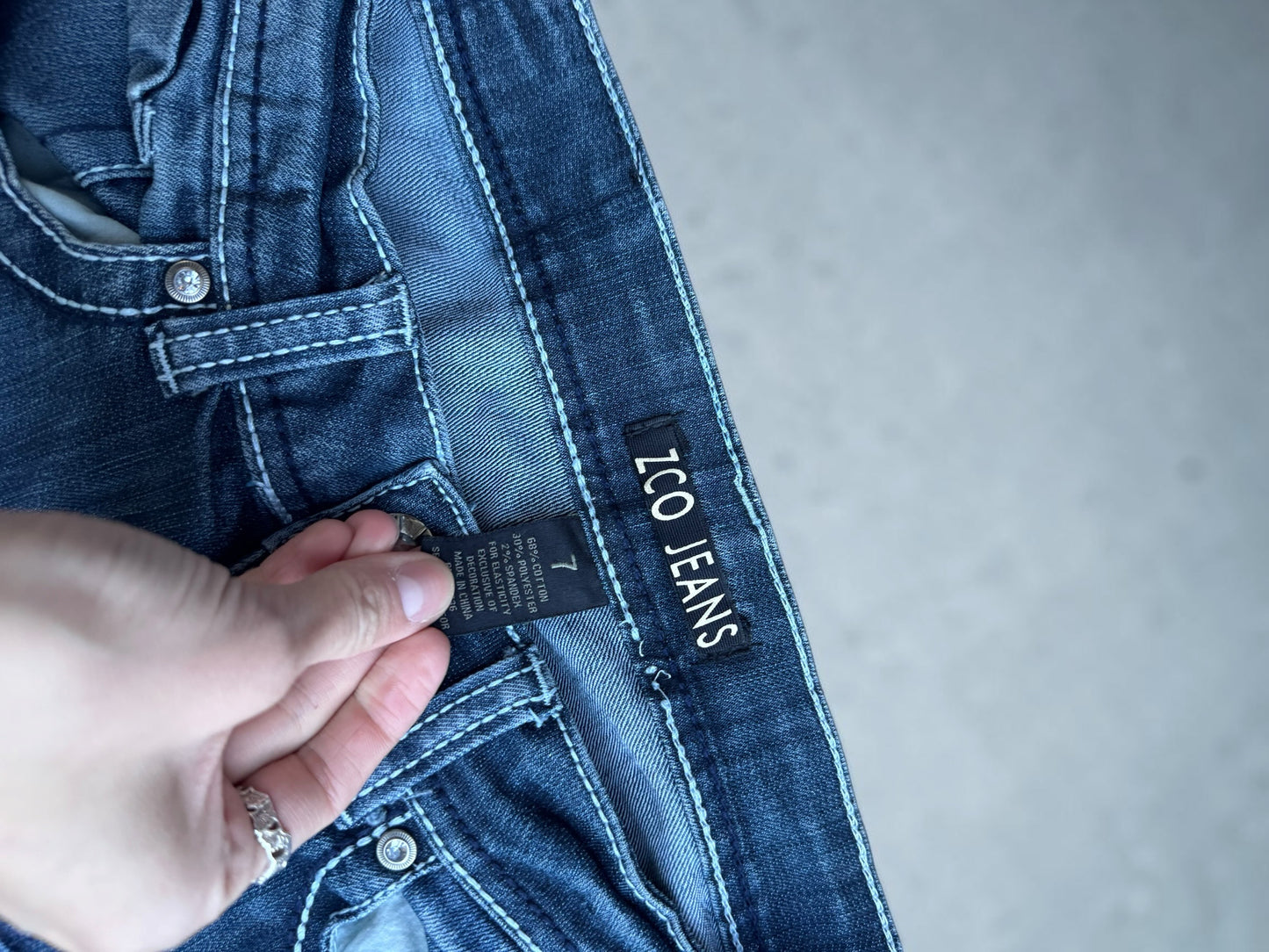 Lågmidjade jeans stl: S