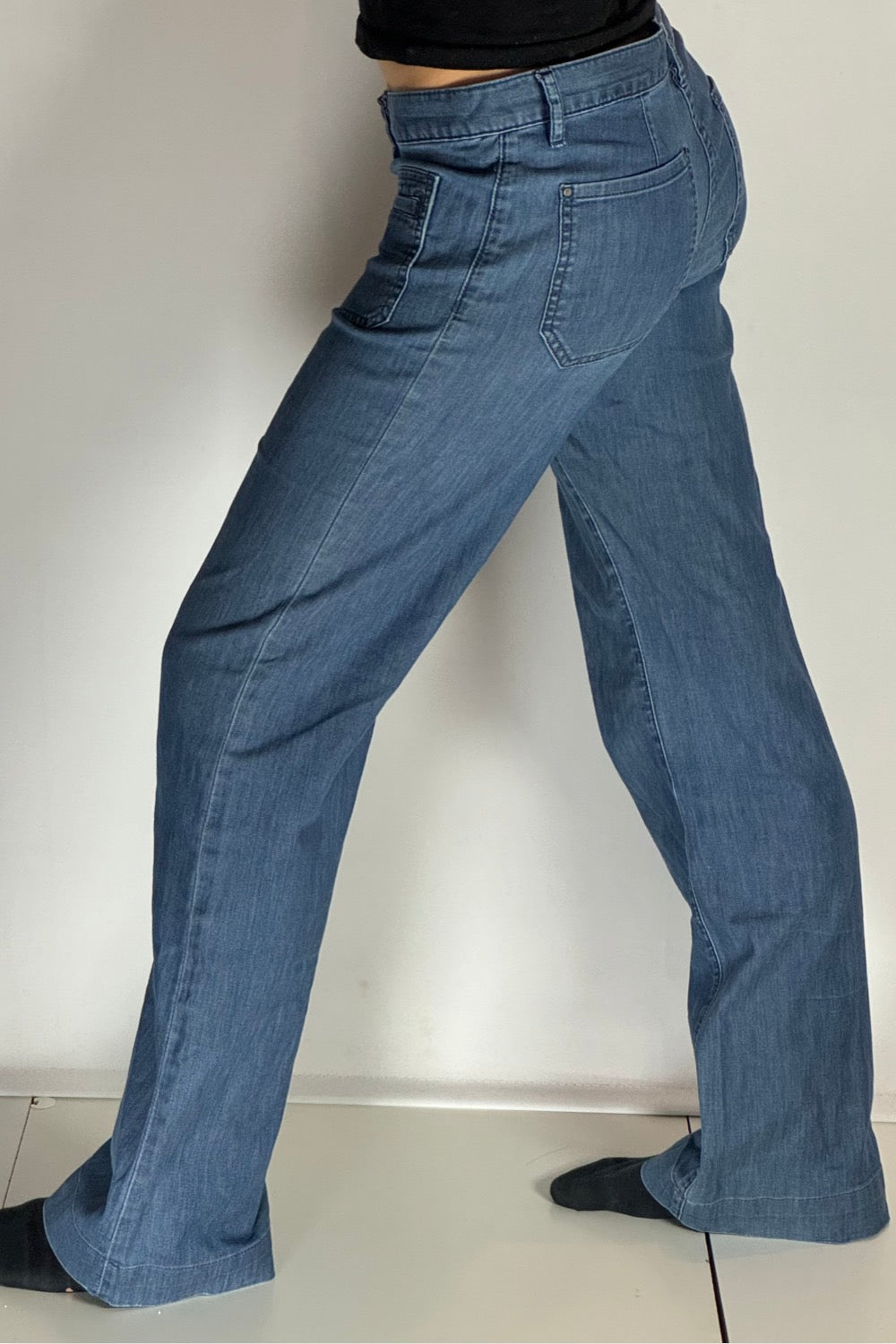 Lågmidjade jeans stl: S/M