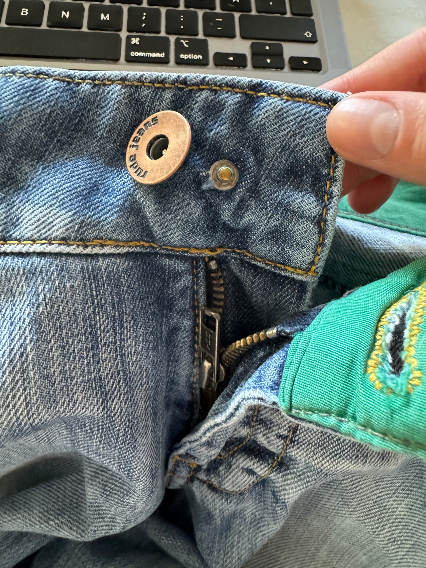 Lågmidjade jeans stl: S