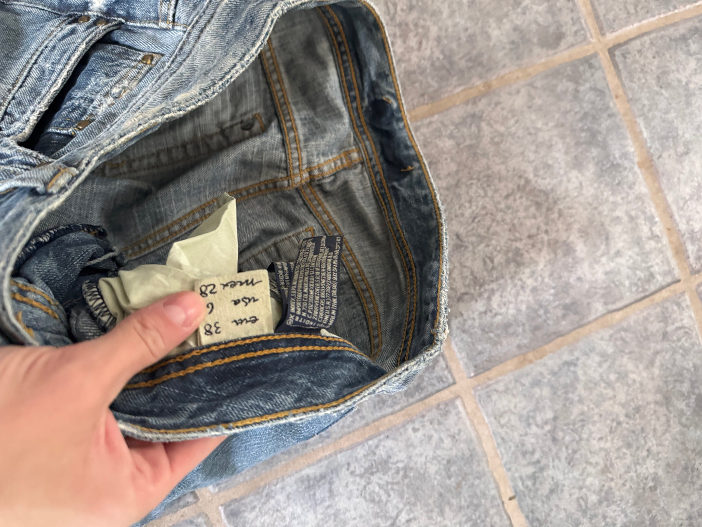 Lågmidjade jeans stl: XS