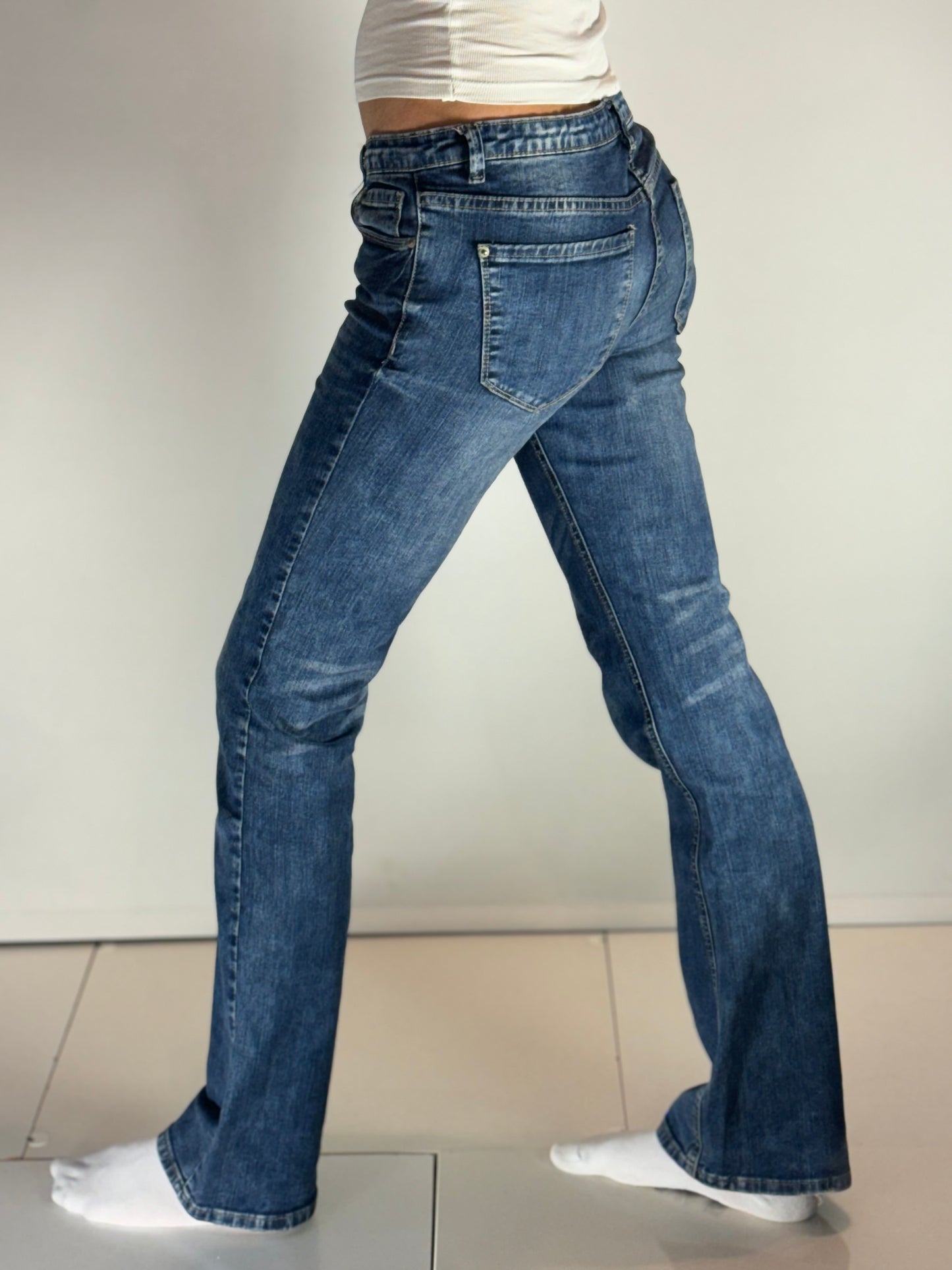 Lågmidjade jeans stl: S