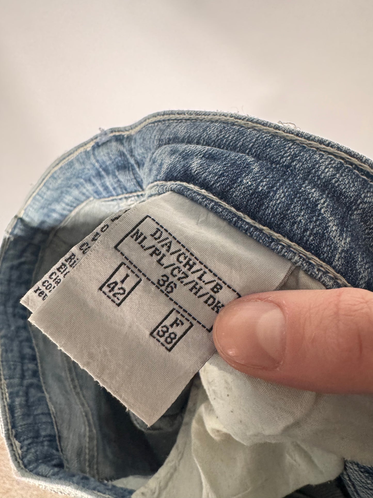 Lågmidjade jeans stl: S
