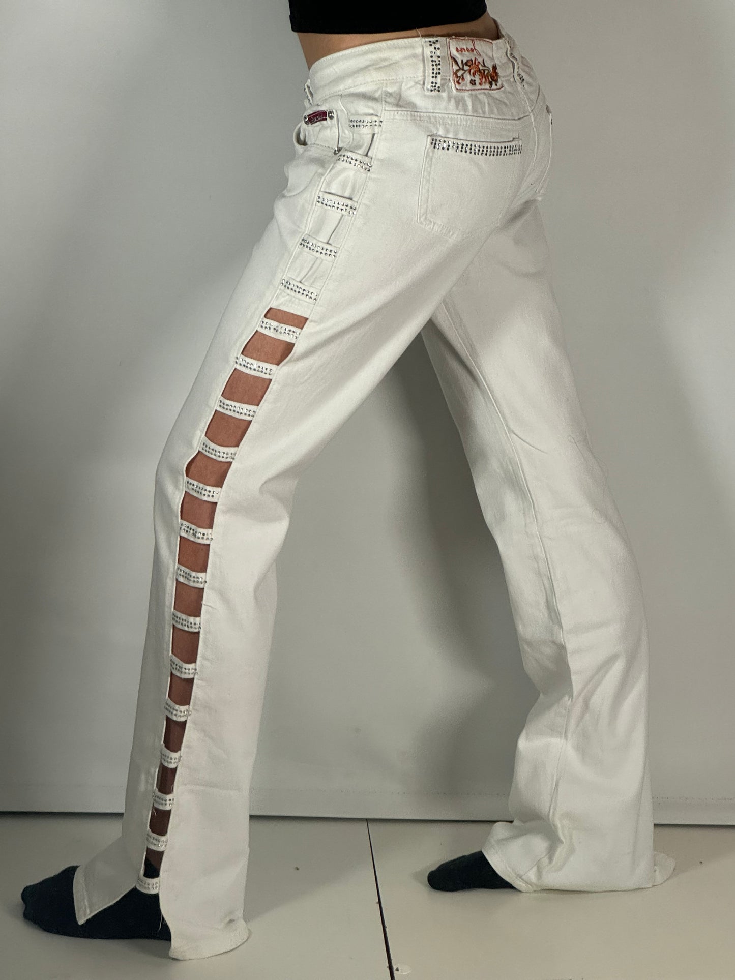 Lågmidjade jeans stl: S/M