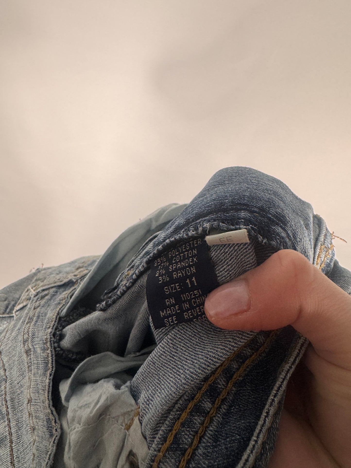 Lågmidjade jeans stl: M