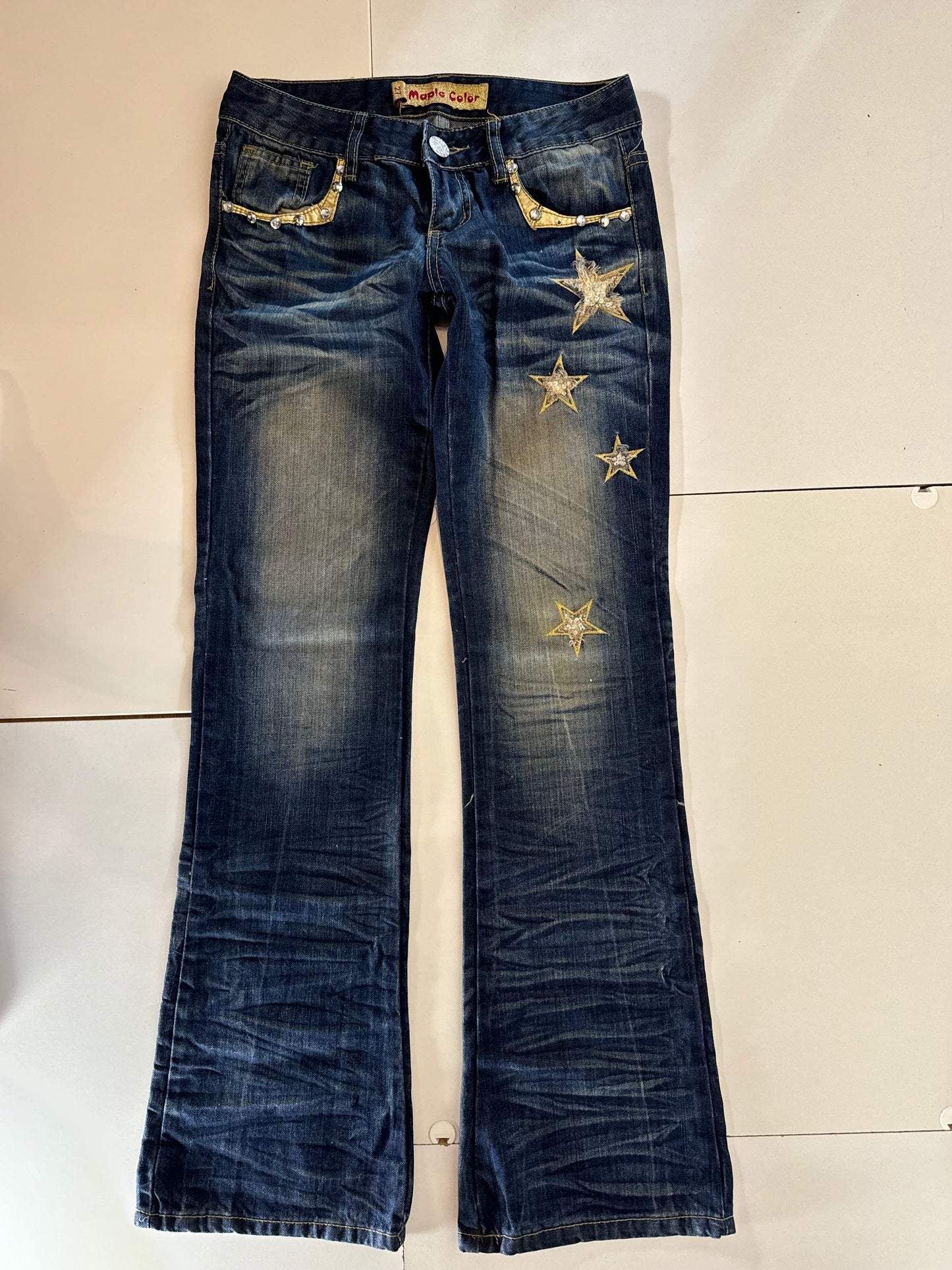 Lågmidjade jeans stl: XS