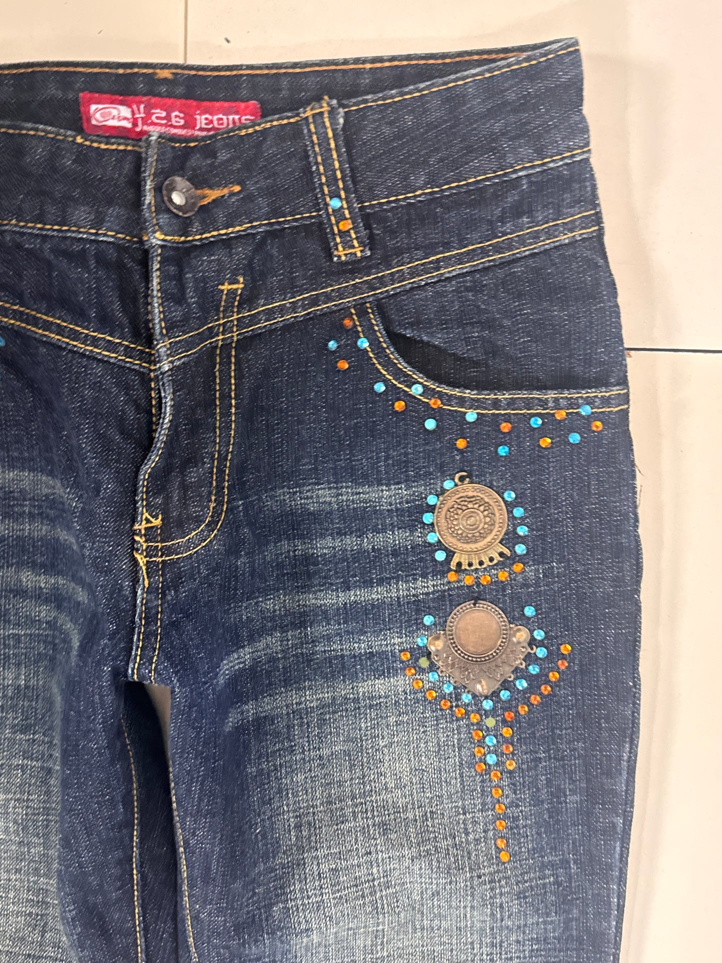 Lågmidjade jeans stl: XXS