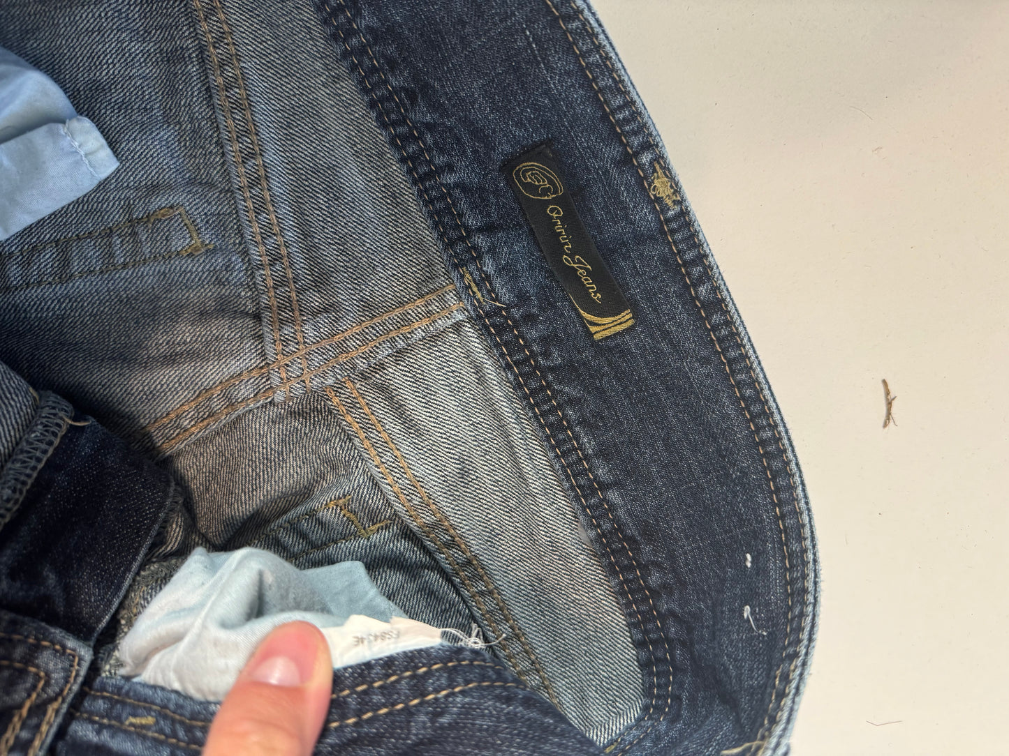 Lågmidjade jeans–stl: XXS