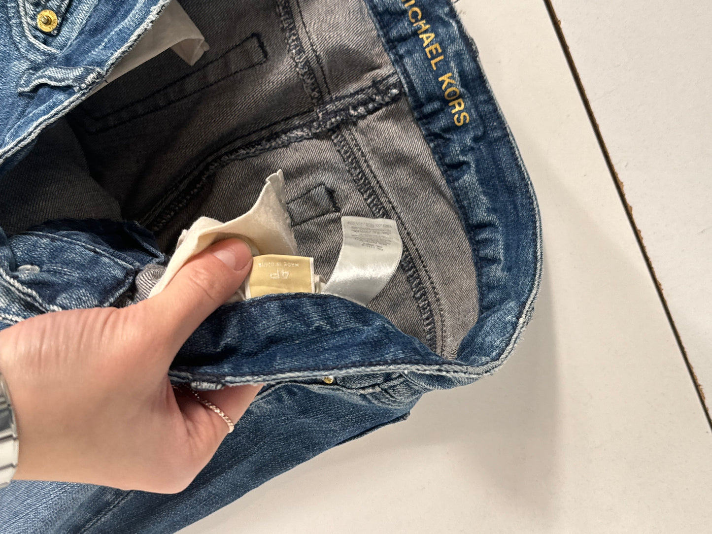Lavtaljede jeans str: S