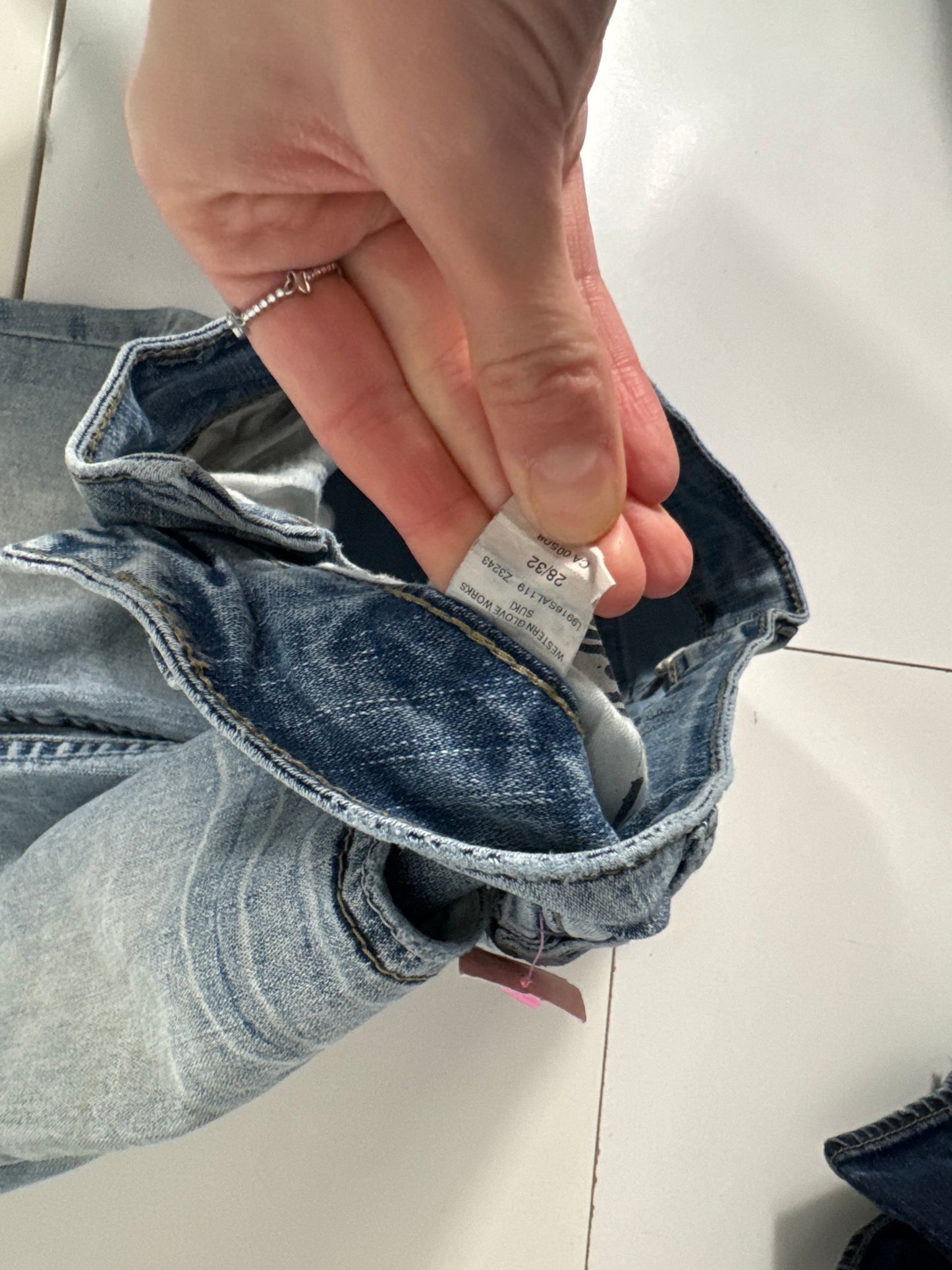 Lågmidjade jeans stl: XS