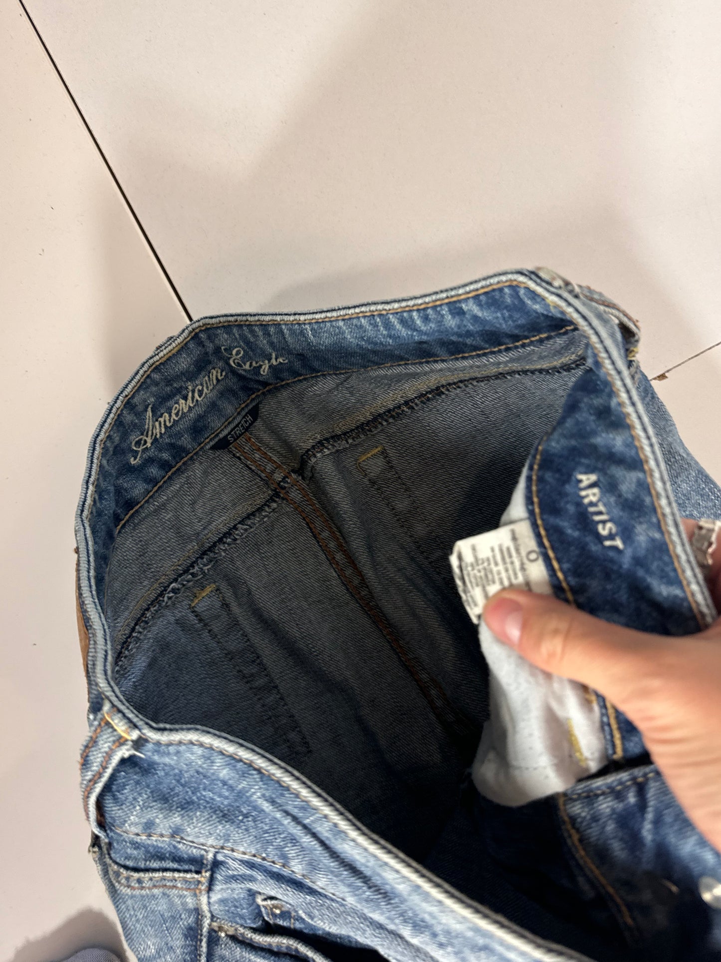 Lågmidjade jeans stl: XS