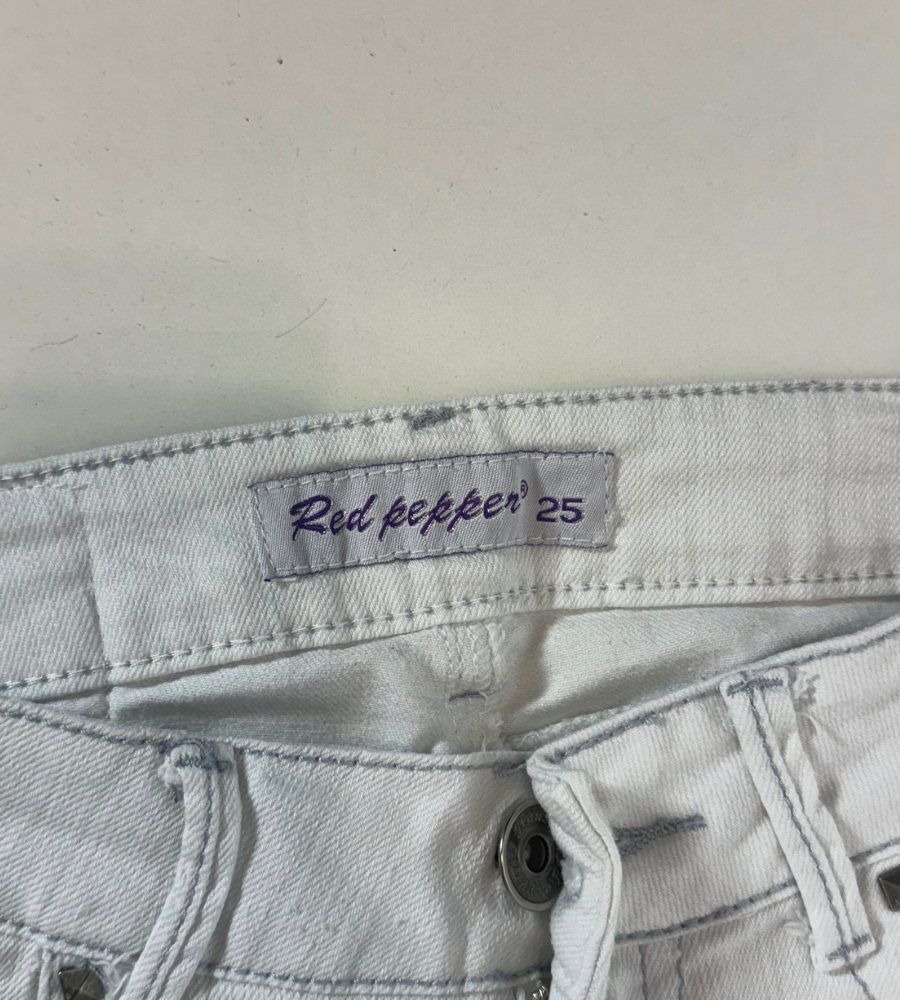 Lågmidjade jeans–stl: XS
