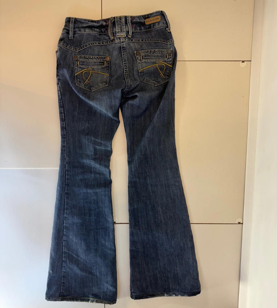 Lågmidjade jeans–stl: XS