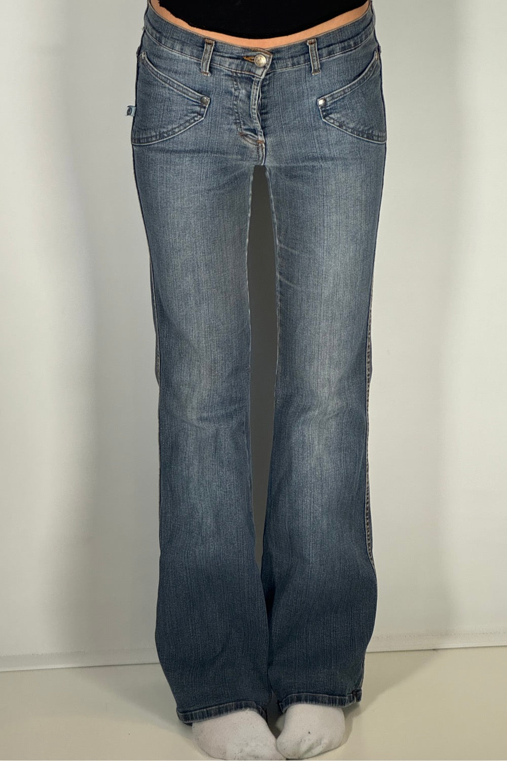 Lågmidjade jeans stl: S
