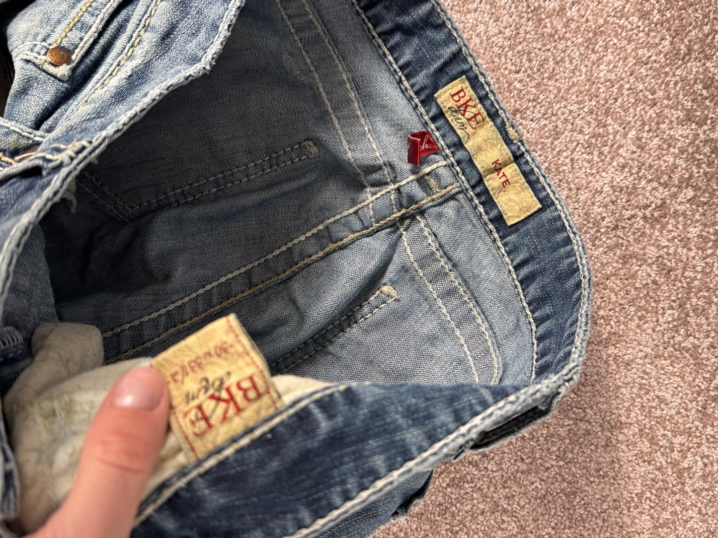 Lågmidjade jeans stl: M