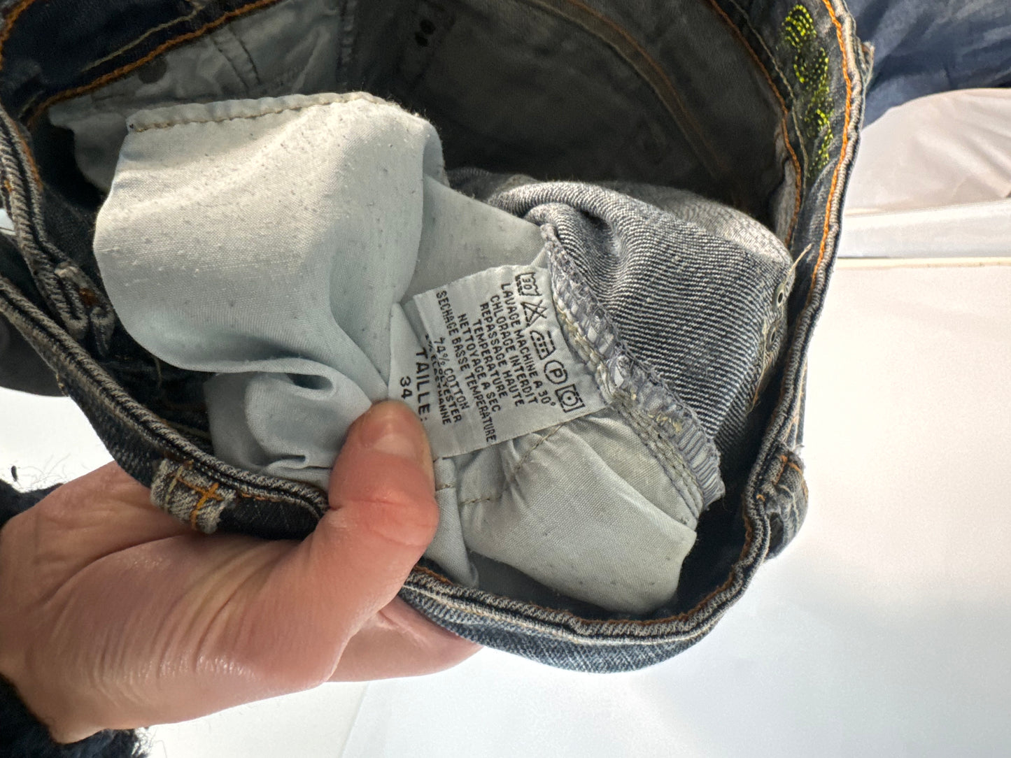 Lågmidjade jeans stl: XXS