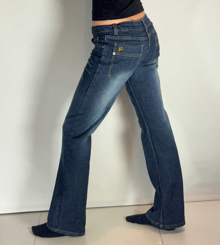 Lågmidjade jeans–stl: XS