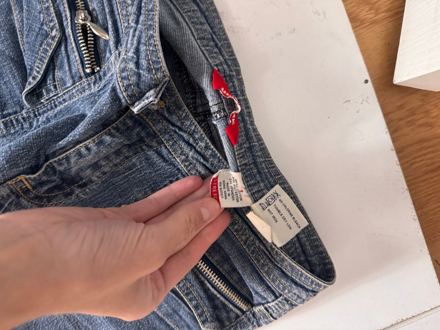 Lågmidjade jeans stl: XS