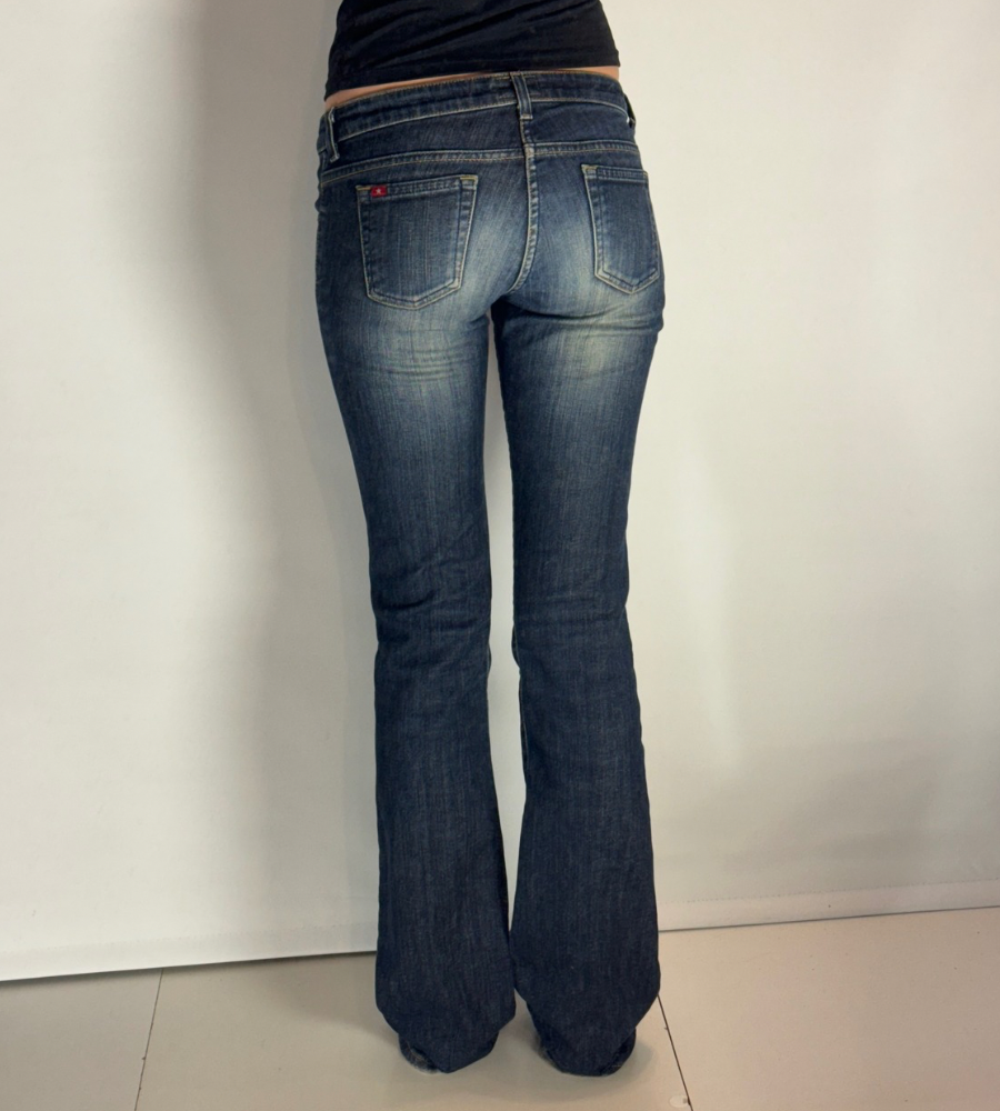 Lågmidjade jeans–stl: XS