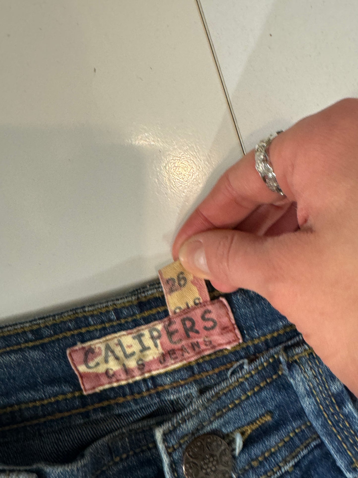 Lågmidjade jeans stl: XS