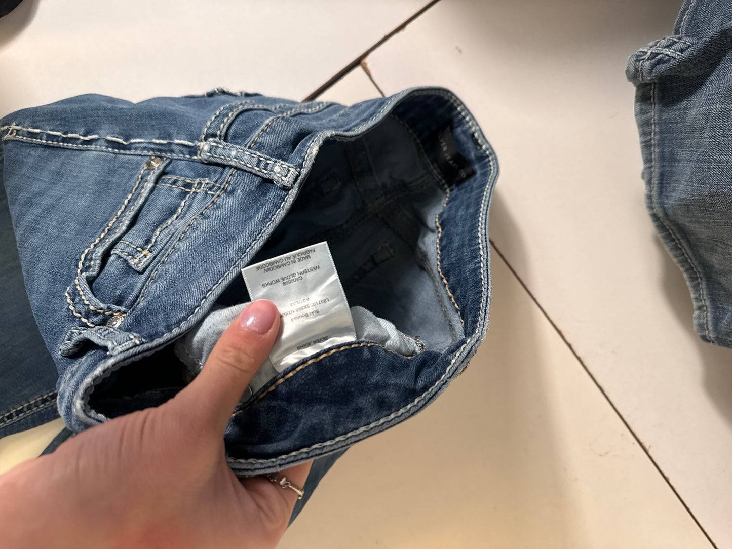 Lågmidjade jeans stl: XXS