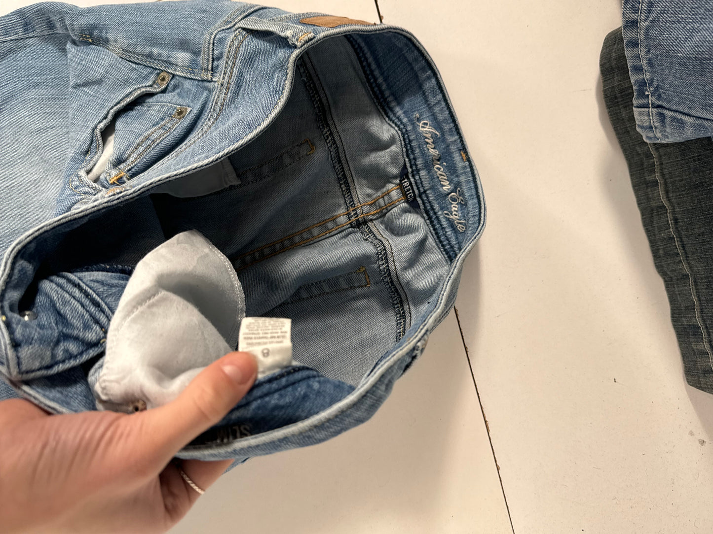 Lågmidjade jeans stl: M