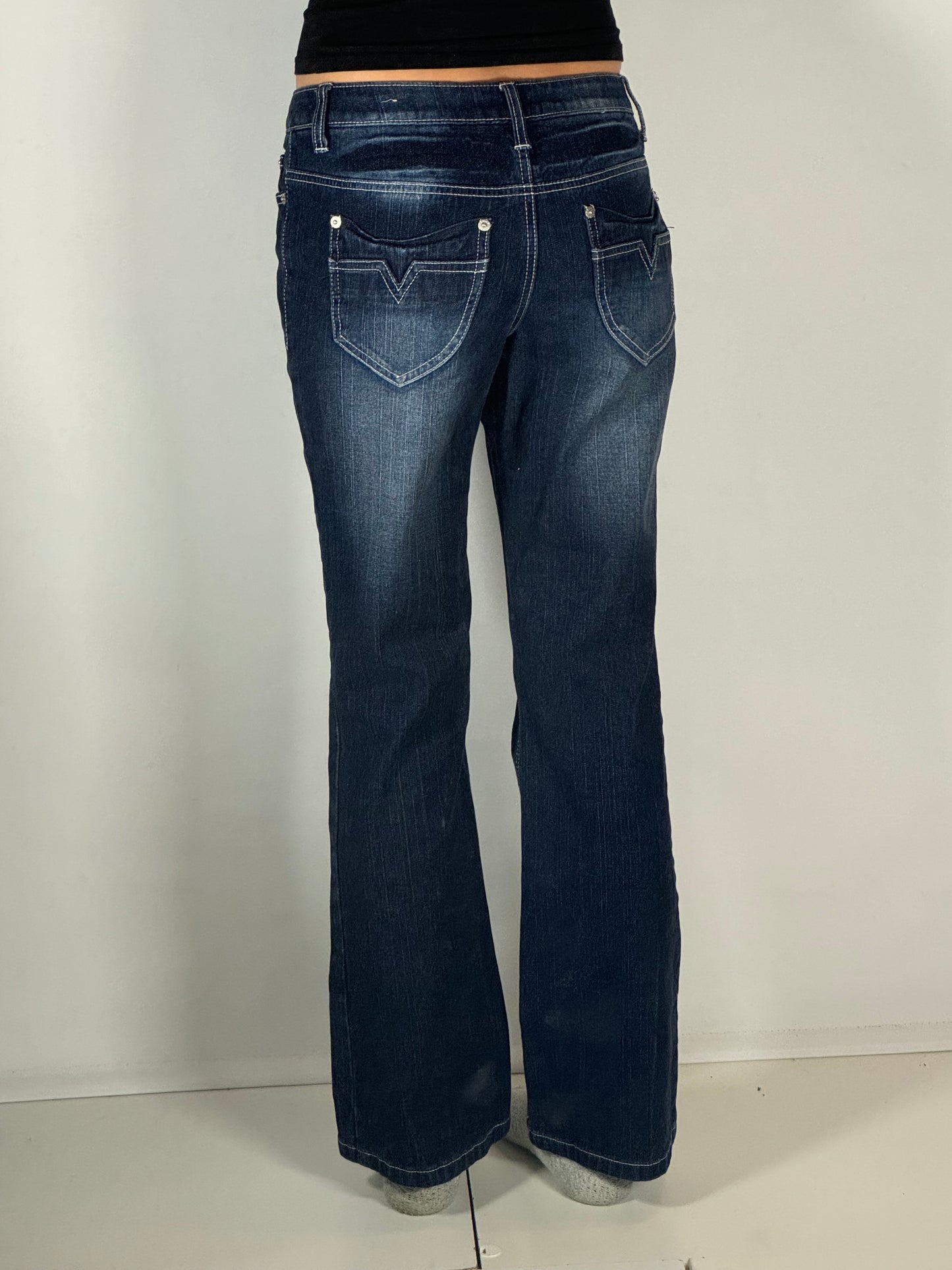 Utsvängda jeans stl: XS/S