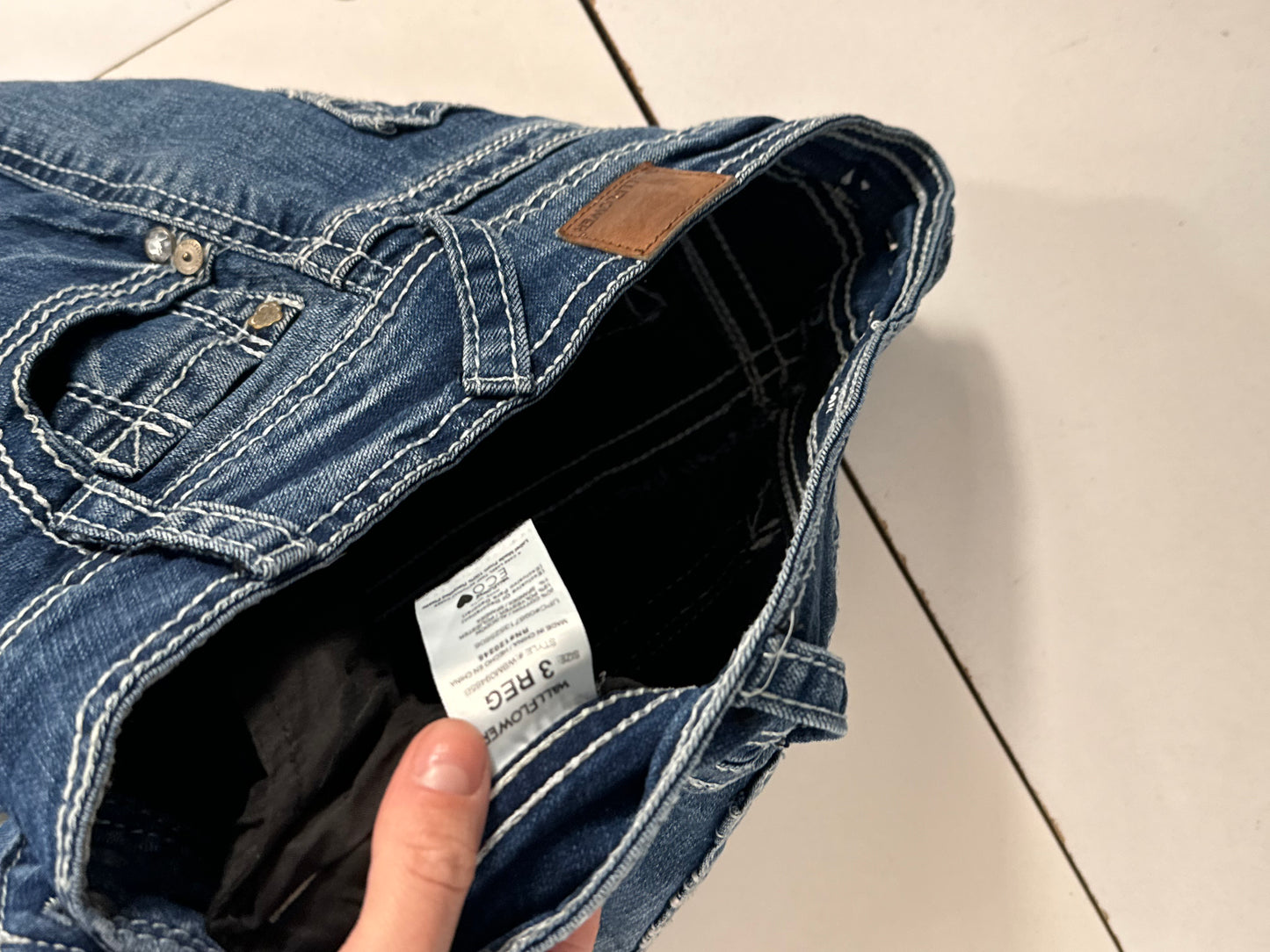 Lavtaljede jeans str: XS