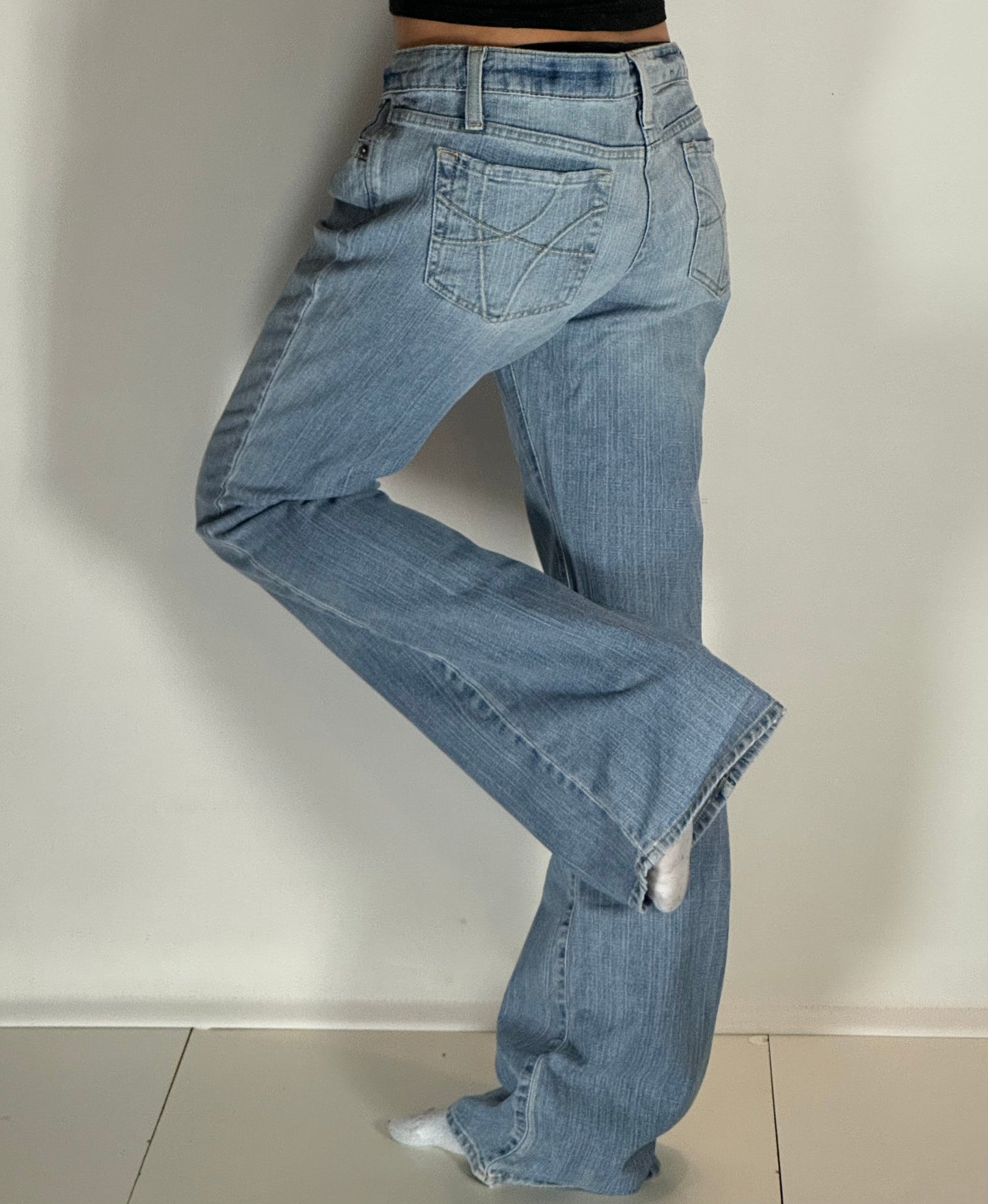 Lågmidjade jeans stl: S/M