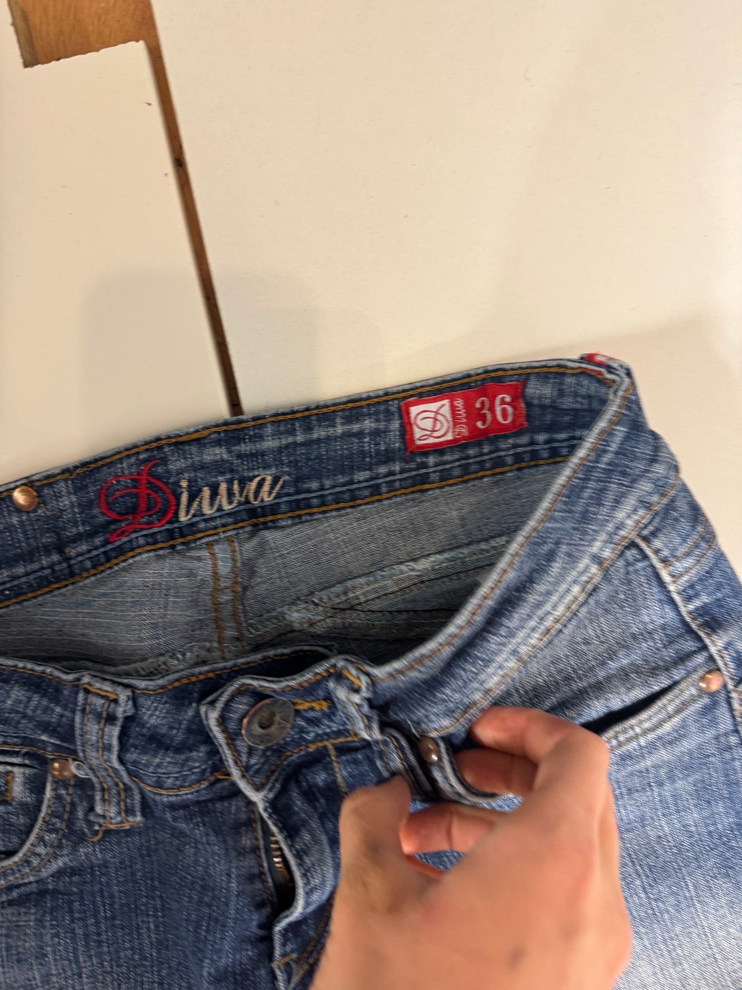 Lågmidjade jeans stl: XS