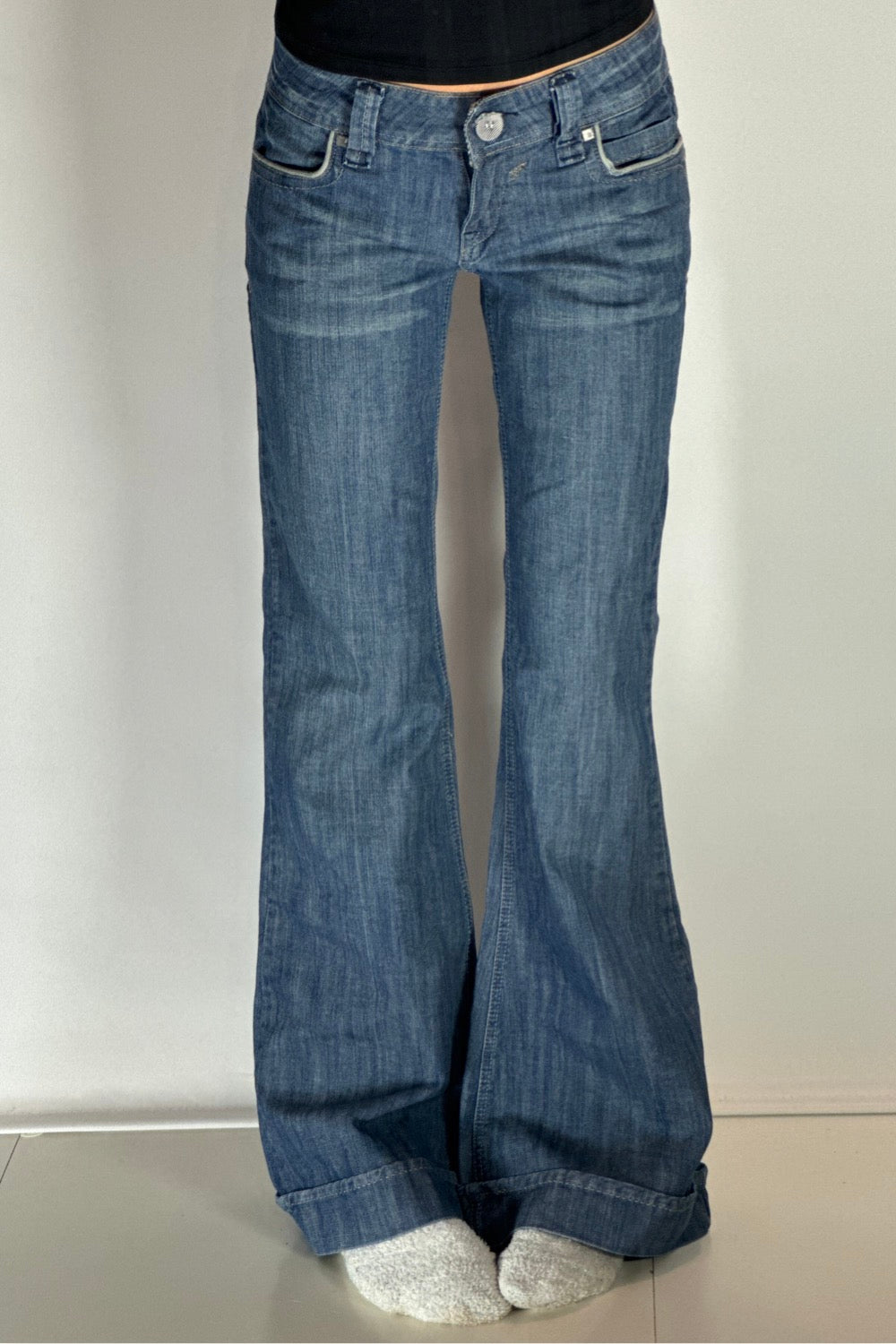 Lågmidjade jeans stl: S