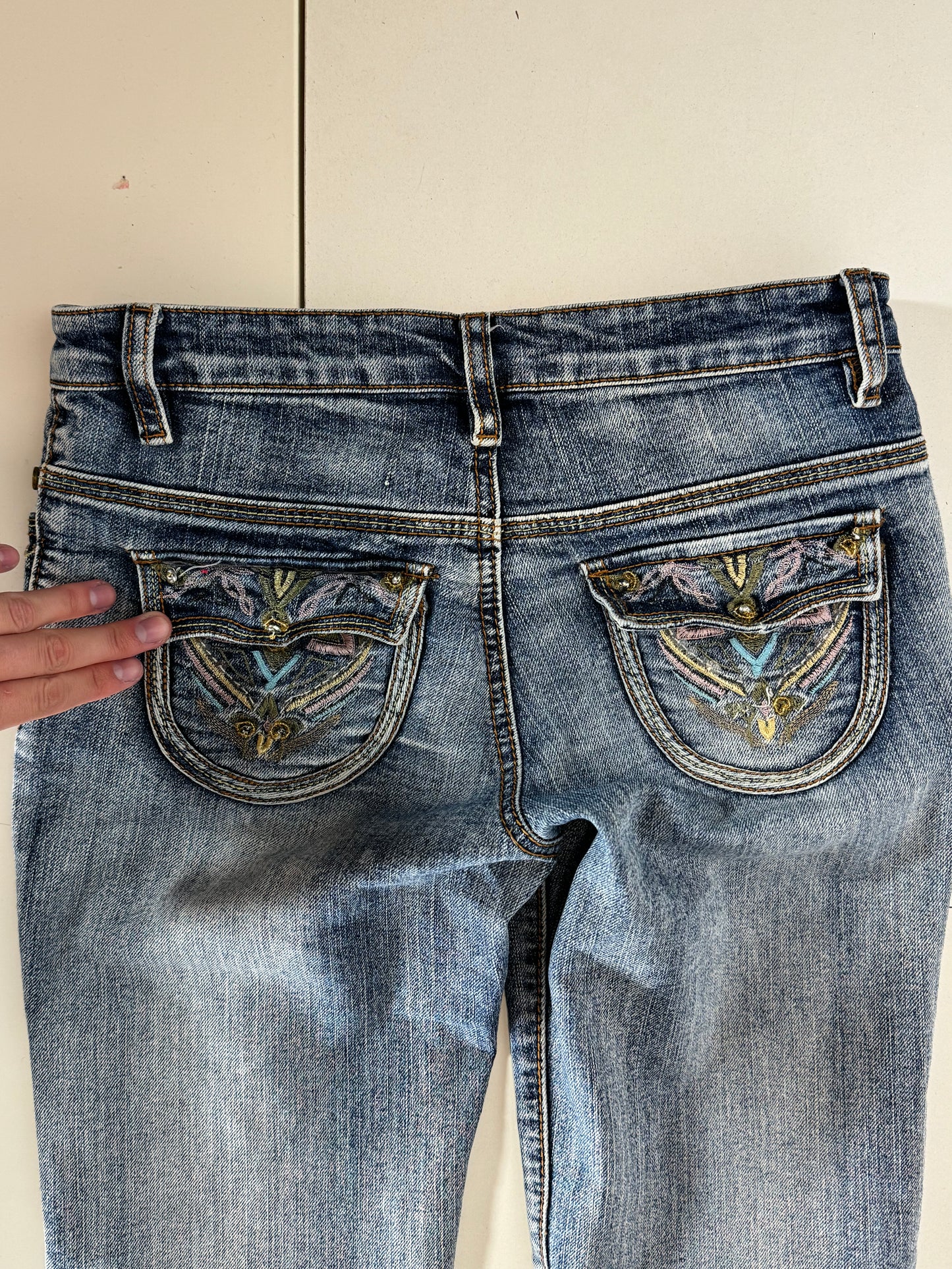 Lågmidjade jeans stl: XS