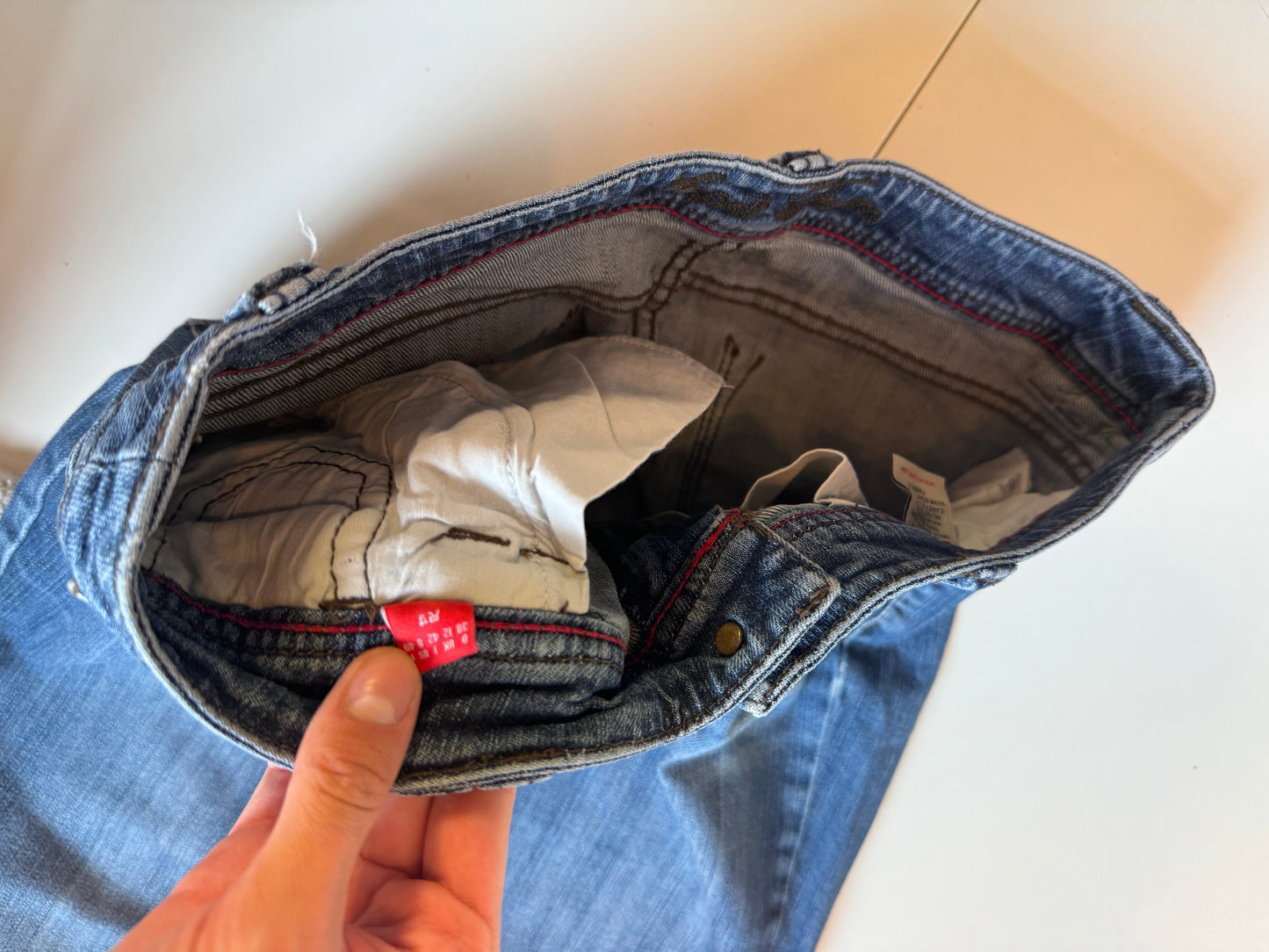 Lågmidjade jeans stl: S