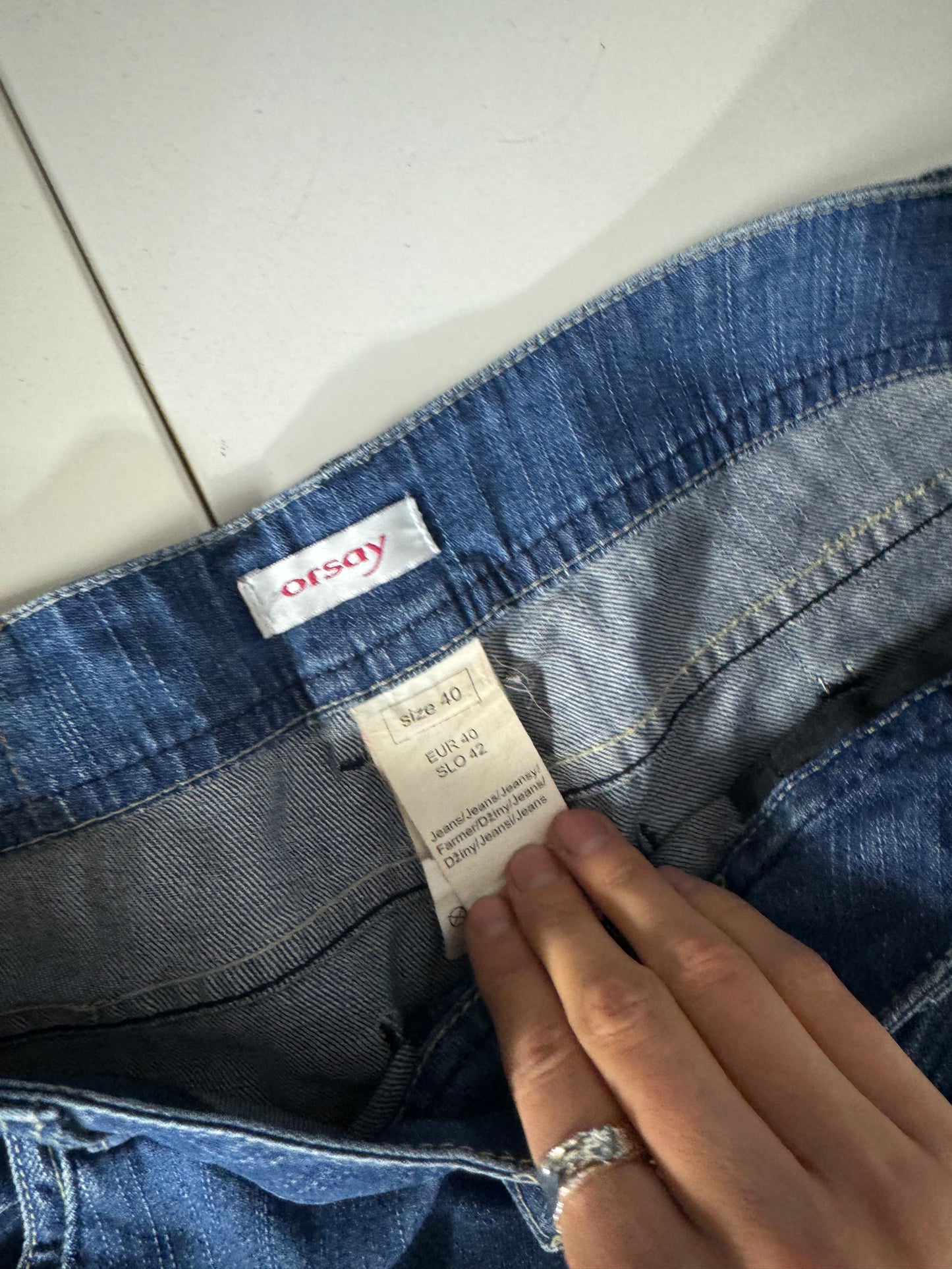 Lågmidjade jeans stl: